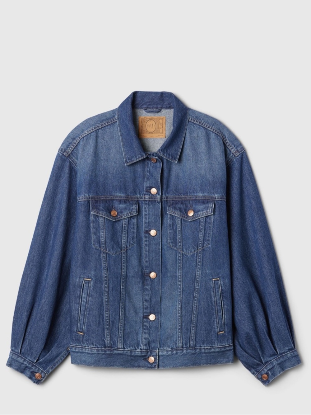 GAP X Doen Blue Oversized Icon Denim Jean Jacket